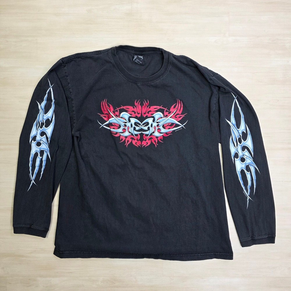Vintage 2004 Sturgis Black Hills Rally Tribal Sleeve Shirt Size‎ Medium